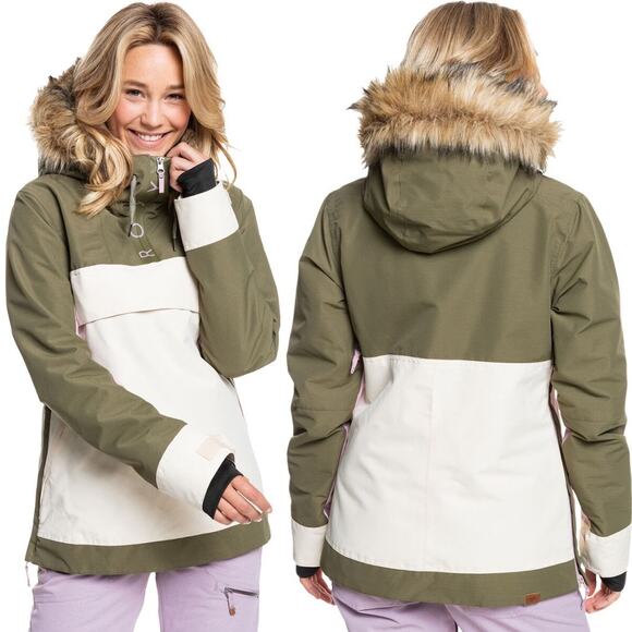 ROXY Women's Waterproof Insulated Shelter Snow Snow Sports Winter Jacket (Sz L) - Picture 1 of 13